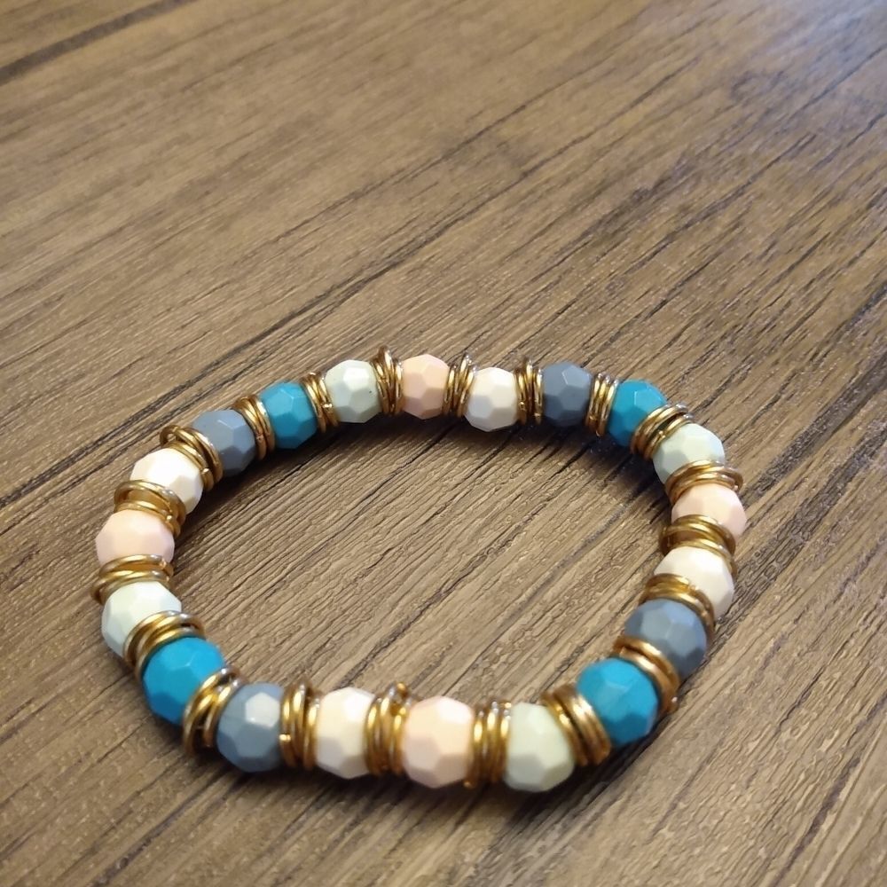 Princess multi‎ stone bracelet